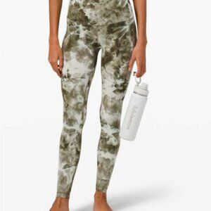 Lululemon Align Pant 28” Diamond Dye 4 Light Sage Army Green Dark Olive NWT